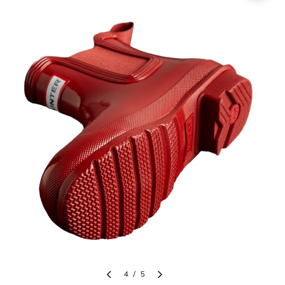 EUC Glossy Red Hunter Boots - Picture 2 of 10